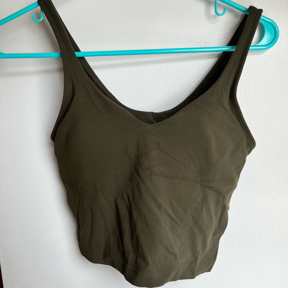Lululemon Align Tank Top Olive Green Women’s Tank Top